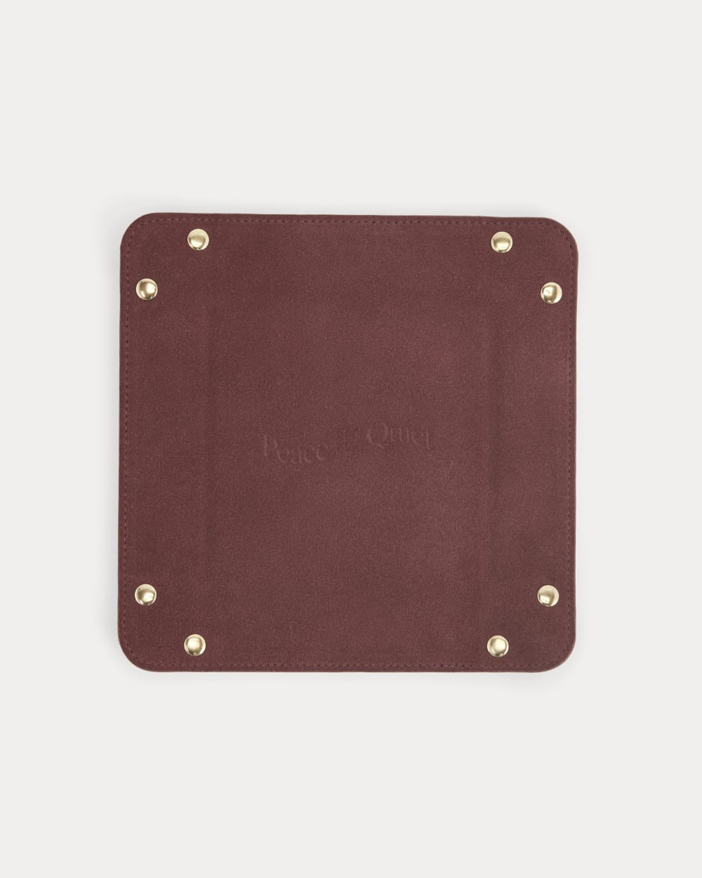 Everlane x Peace & Quiet Suede Catchall | Wine - Image 4