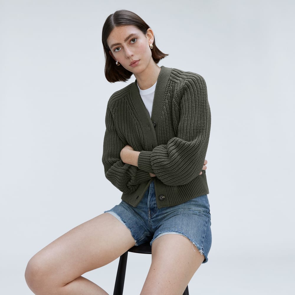The Texture Cotton Cardigan | Kambaba - Image 5