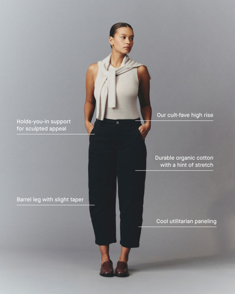 The Utility Barrel Pant | New Blue | Regular - Image 4