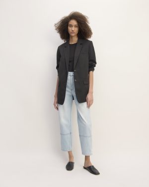 The Utility Barrel Jean | Fog | Regular
