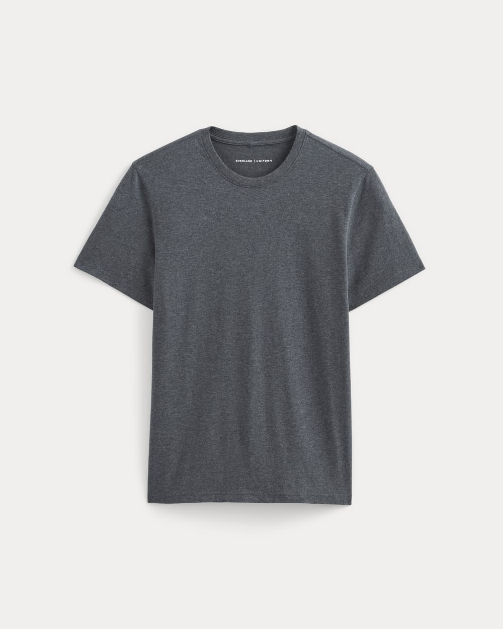The Essential Organic Crew | Heather Deep Navy - Image 2
