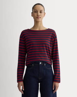 The Mariner Tee | Navy / Classic Red