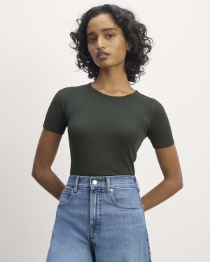 The Luxe Rib Crew | Scarab