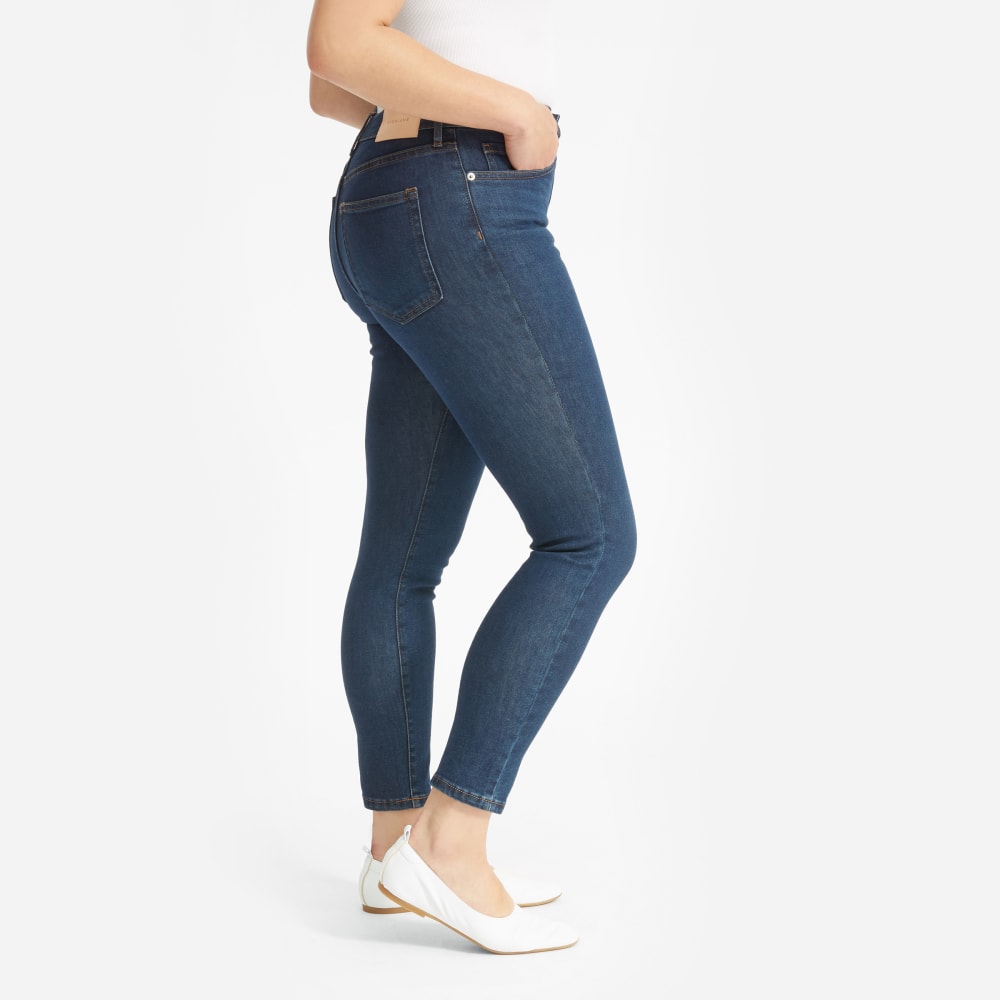 The Authentic Stretch High-Rise Skinny | Dark Blue Wash | 26.5 Inseam - Image 12
