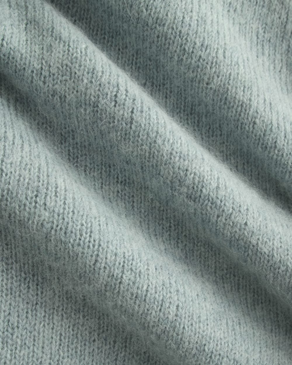The Crew Cardigan in Alpaca | Heather Gray Mist - Image 7