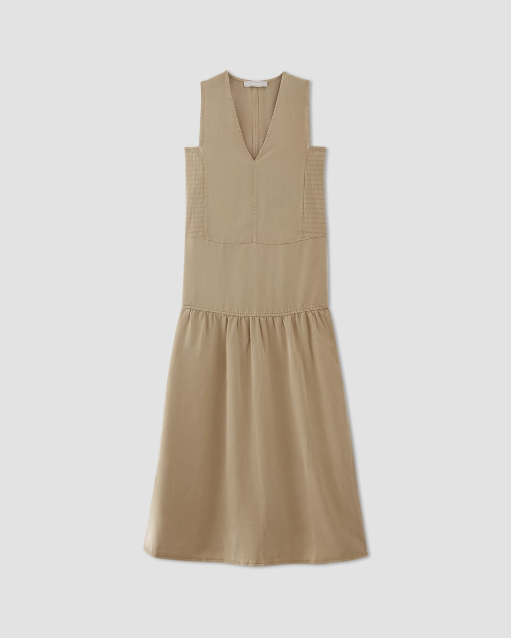 The TENCEL? V-Neck Dress | Cornstalk - Image 2