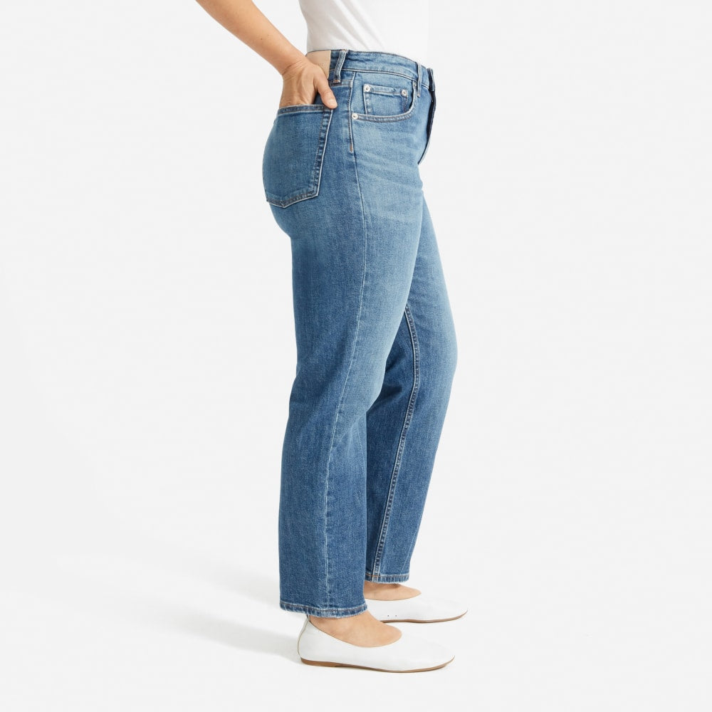 The Super-Straight Jean | Medium Blue Wash | Ankle - Image 5