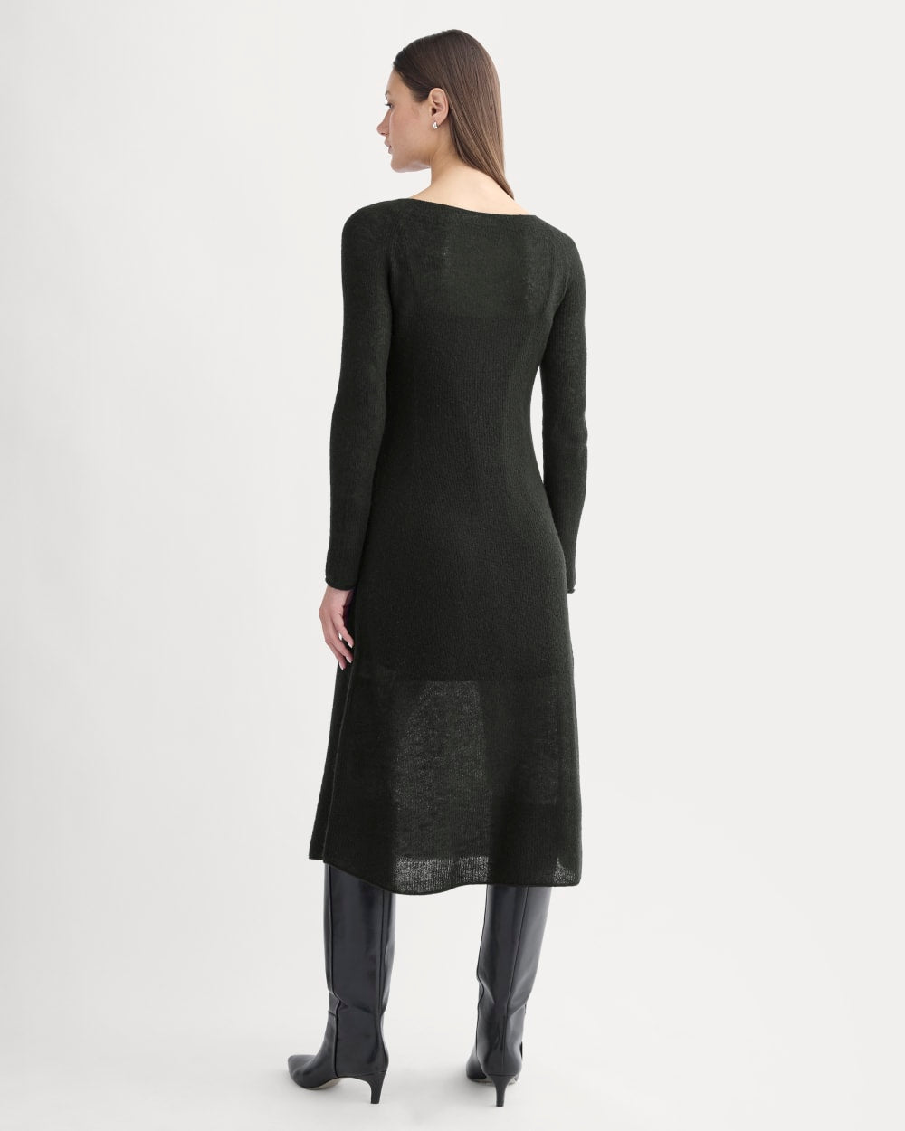 The Air Alpaca? Sweater Dress | Black - Image 4