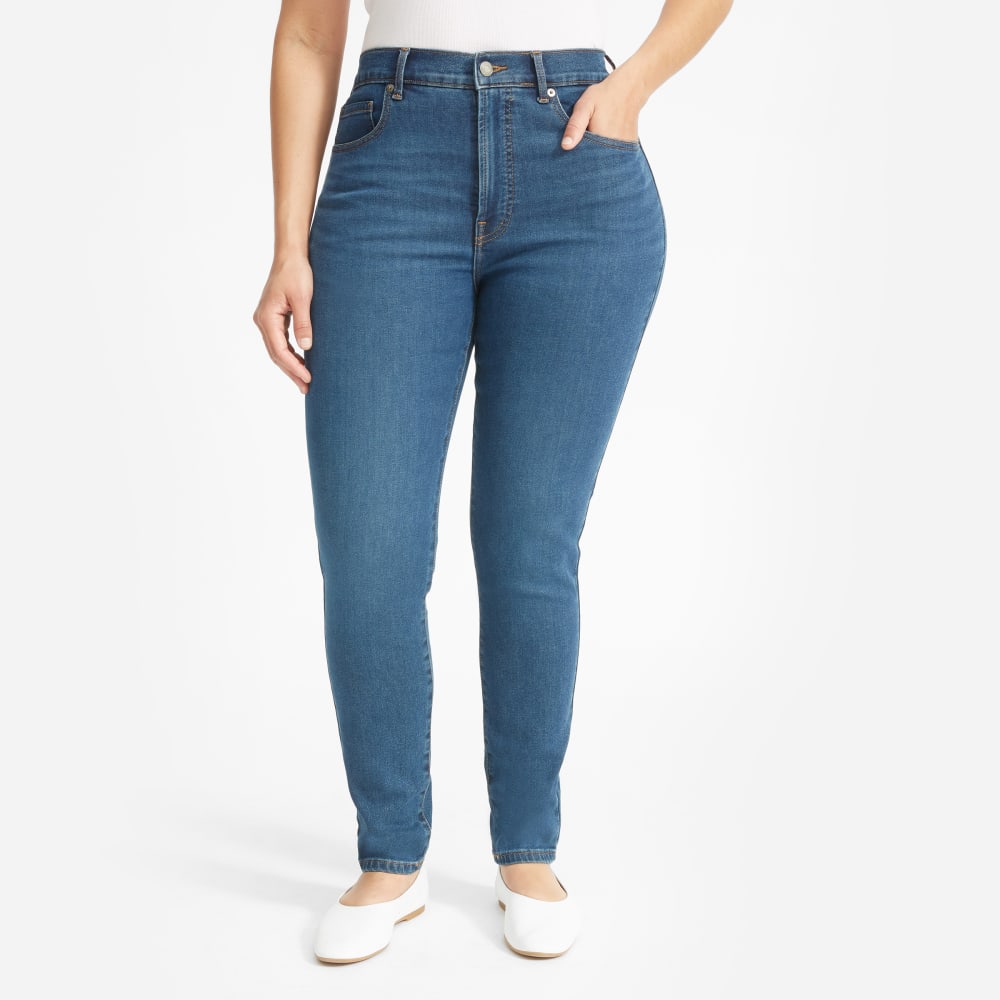 The Authentic Stretch High-Rise Skinny | Mid Blue | 28.5 Inseam - Image 9