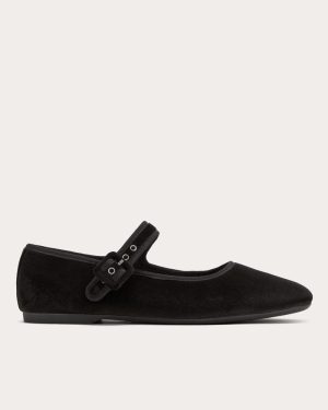 The Day Buckle Mary Jane | Black Velvet