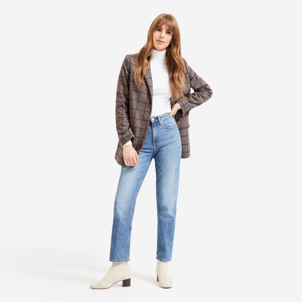 The Super-Straight Jean | Medium Blue Wash | Regular - Image 2