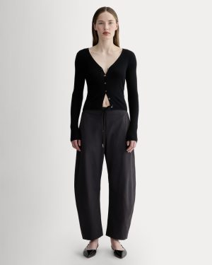 The Anywhere Barrel Pant | Black