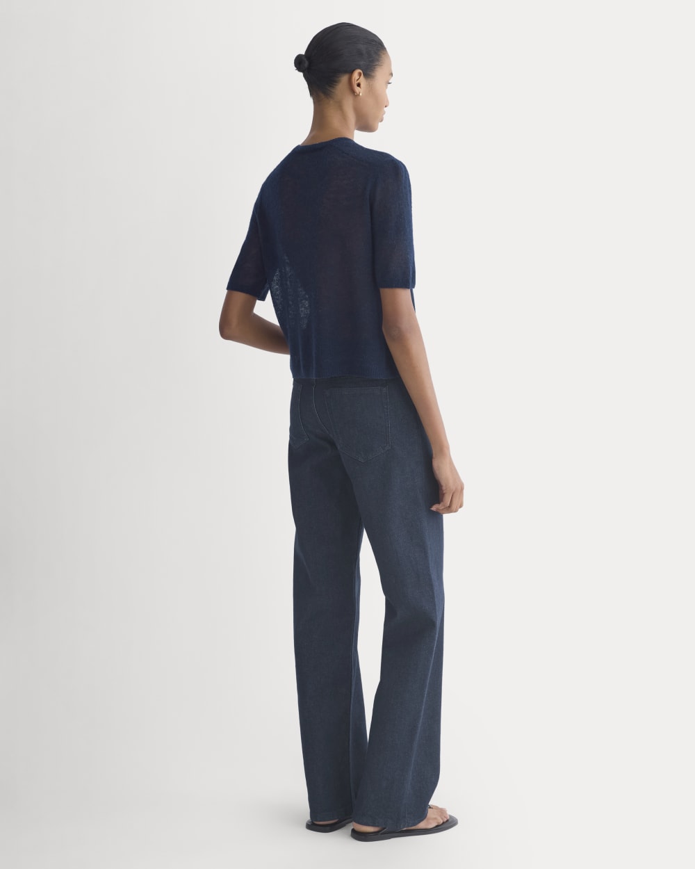 The Air Alpaca? Short-Sleeve Cardigan | Navy - Image 5