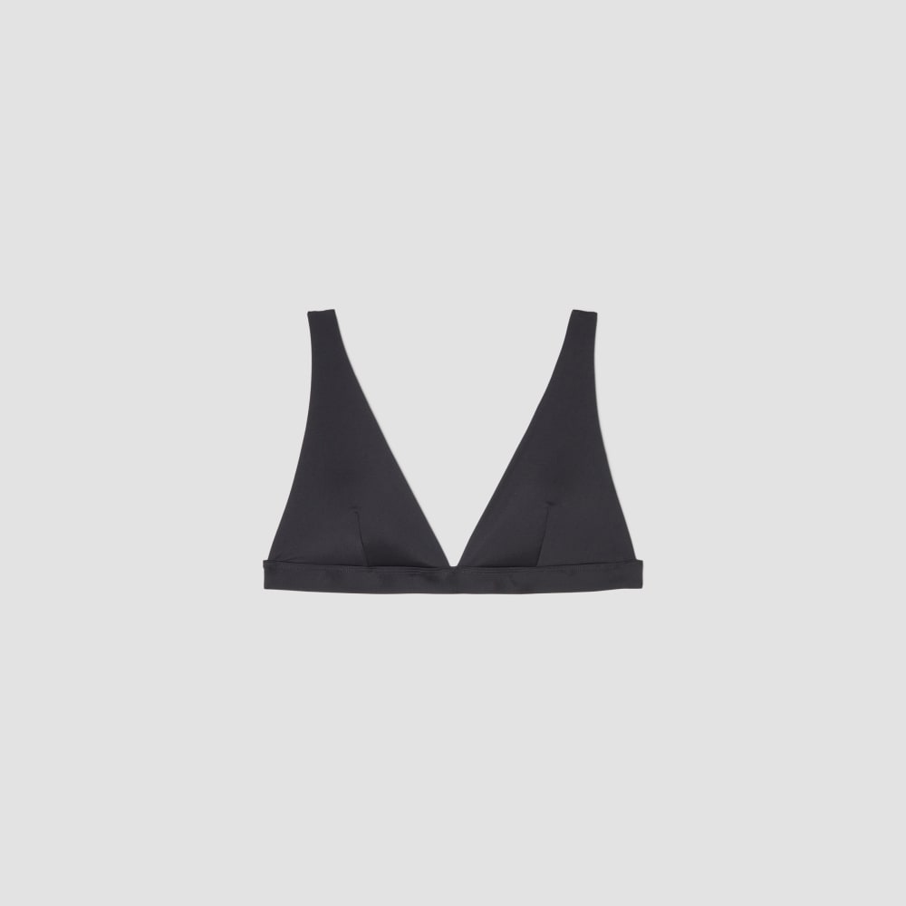 The ReNew Plunge Triangle Top | Black - Image 2