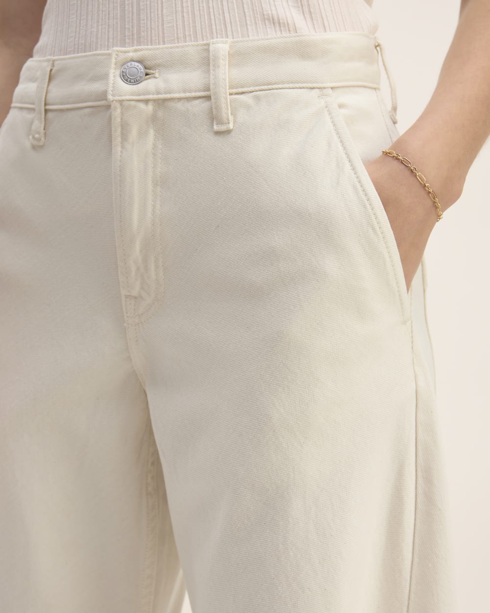 The Summer Barrel Jean | Ecru - Image 4