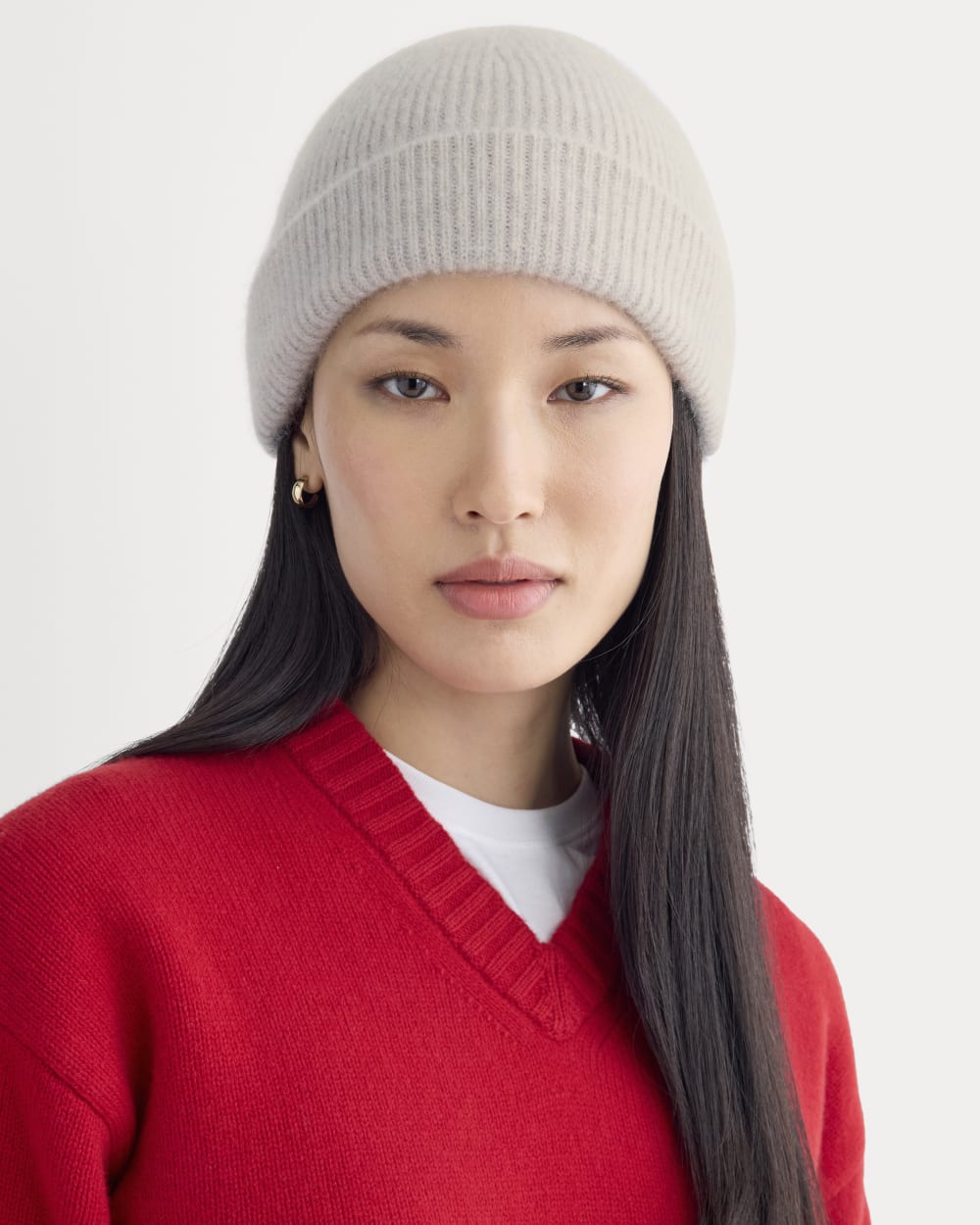 Cashmere Docker Beanie | Gravel - Image 3