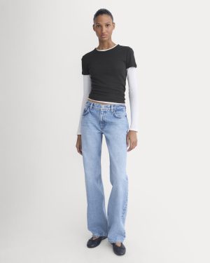 Everlane x Elena Bonvicini La Brea Low-Rise Baggy Jean | Crystal Cove Indigo