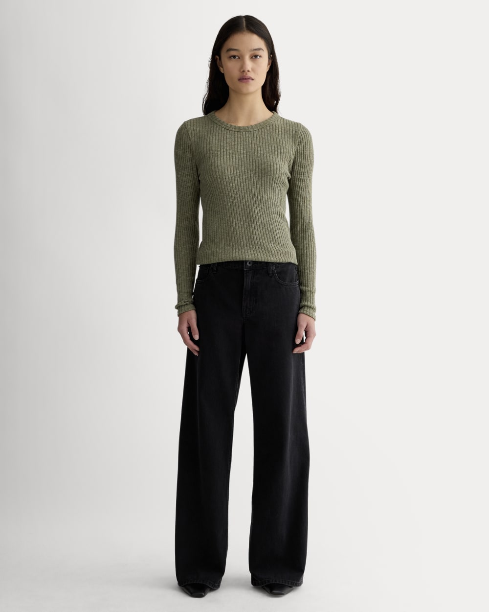 The Cozy Rib Long-Sleeve Tee | Kalamata - Image 3