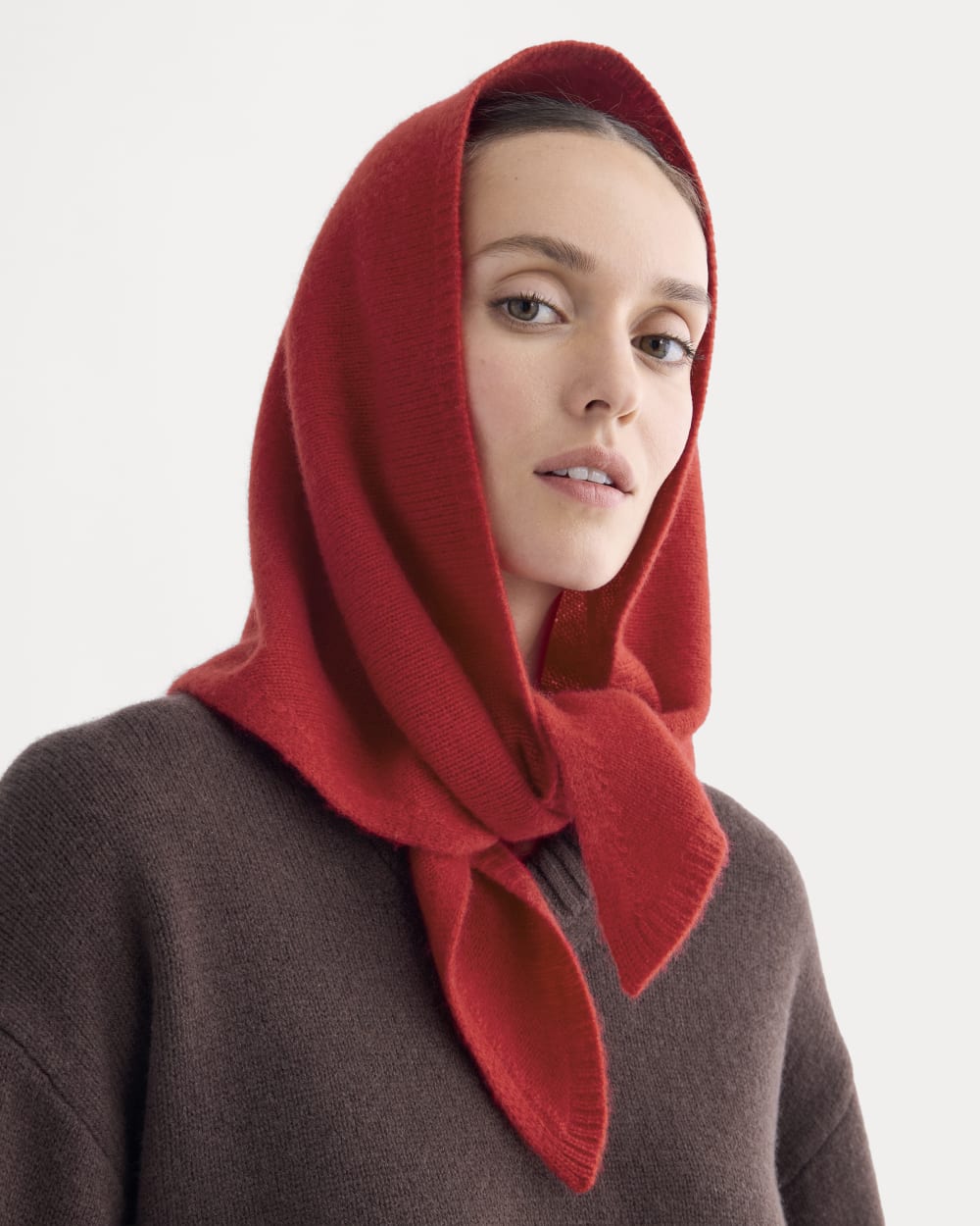 Cashmere Lovergirl Large Kerchief | Classic Red - Image 2