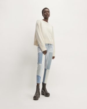 The '90s Cheeky® Mended Jean | Patched Indigo | 26.5 Inseam