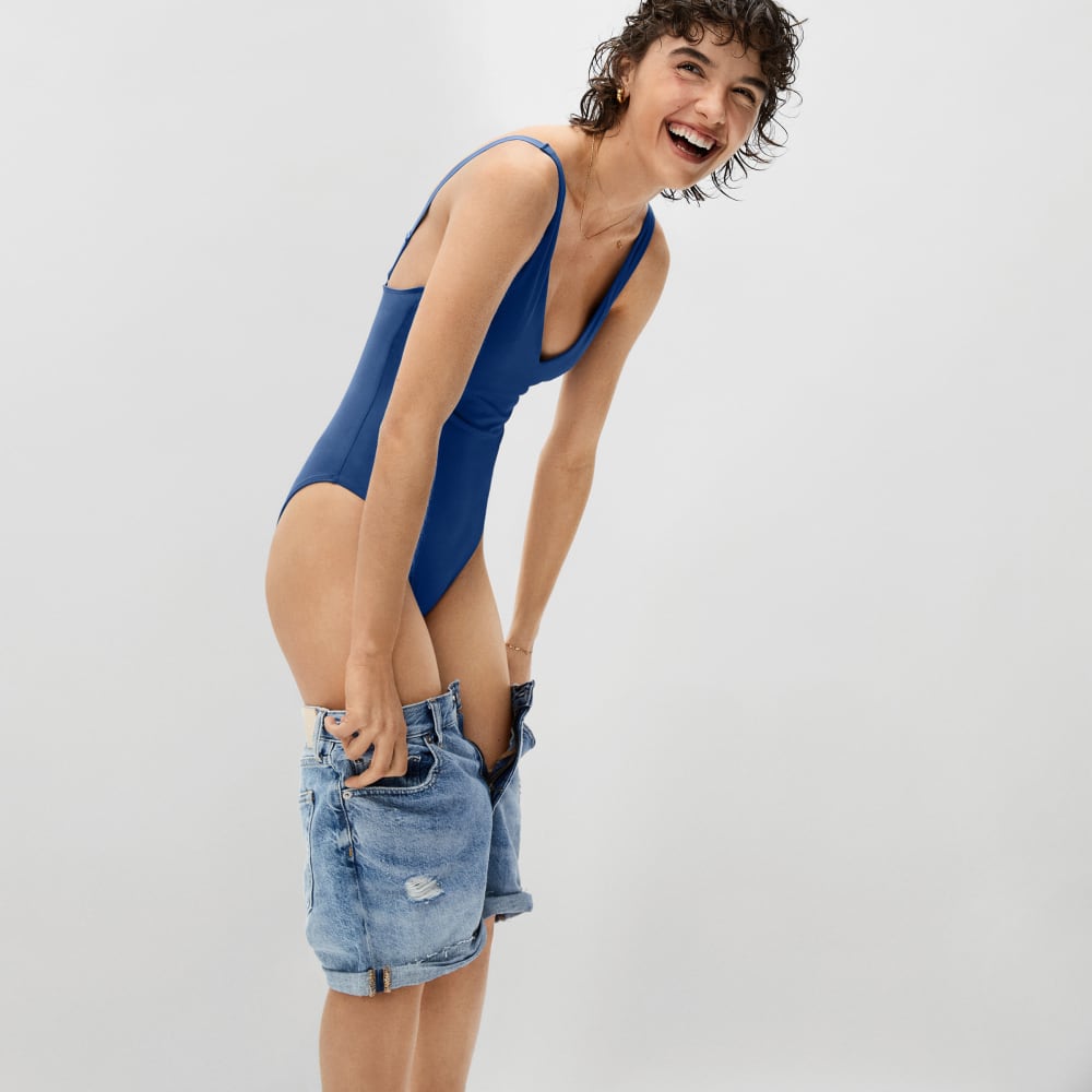 The V-Neck One-Piece | Blue Dusk - Image 4