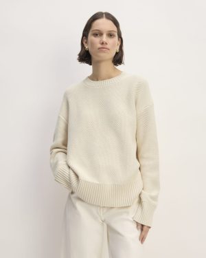 The Cotton Honeycomb Square Crew | Canvas