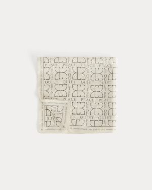 Everlane x Peace & Quiet Silk Bandana | Bone