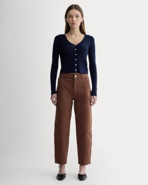 The Utility Barrel Pant | Rosewood | Regular