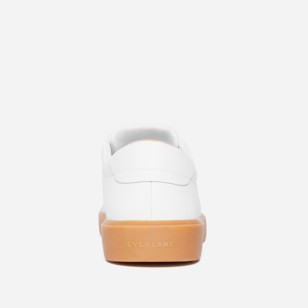 The ReLeather? Tennis Shoe | White / Gum Sole - Image 9