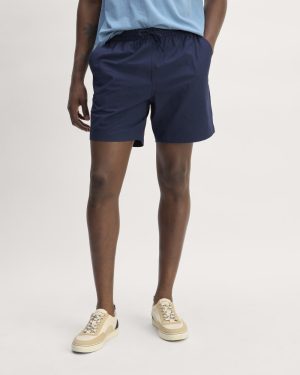 The Seersucker Short | Deep Blue