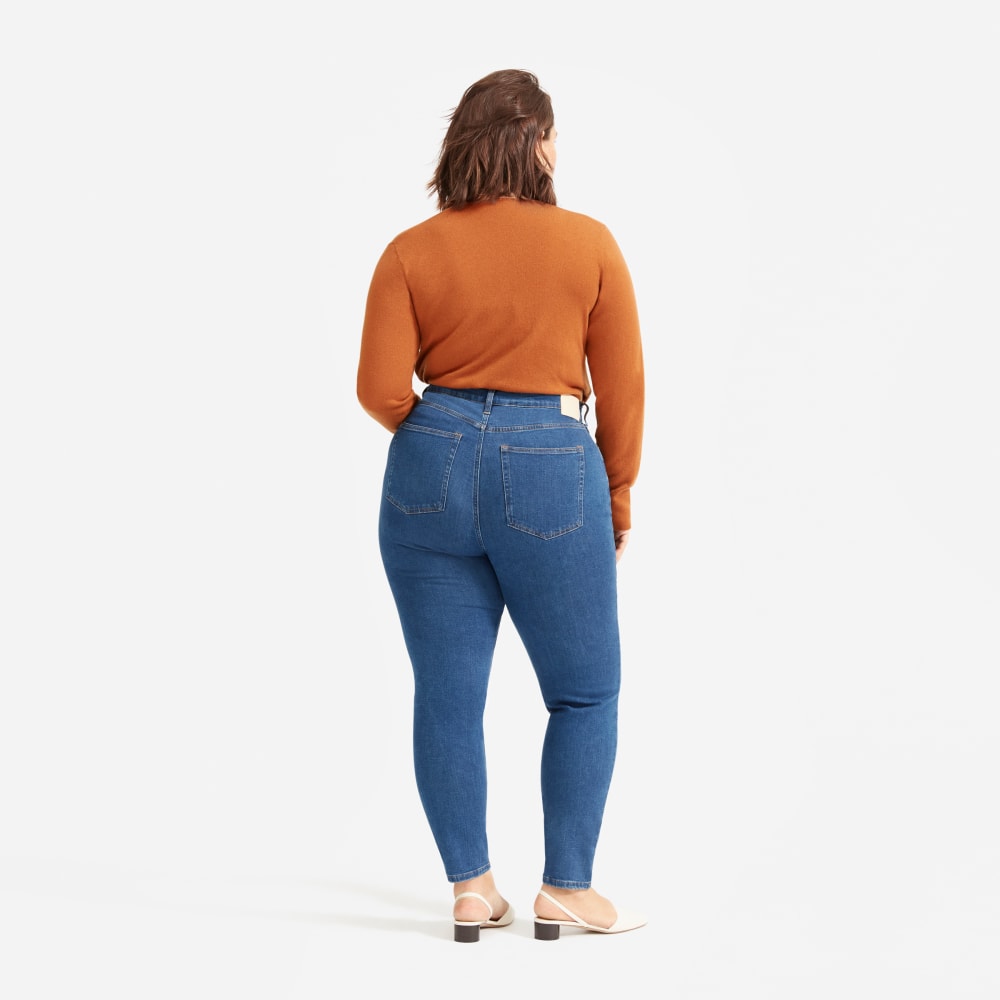 The Authentic Stretch High-Rise Skinny | Mid Blue | 28.5 Inseam - Image 6