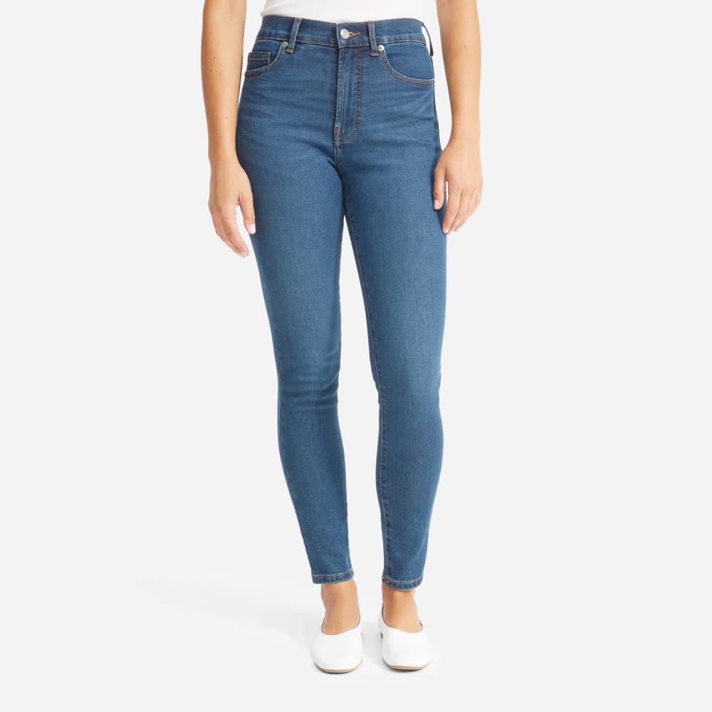 The Authentic Stretch High-Rise Skinny | Mid Blue | 28.5 Inseam - Image 7