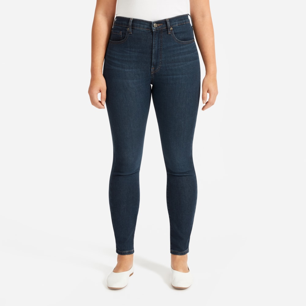 The Authentic Stretch High-Rise Skinny | Deep Indigo | 28.5 Inseam - Image 7