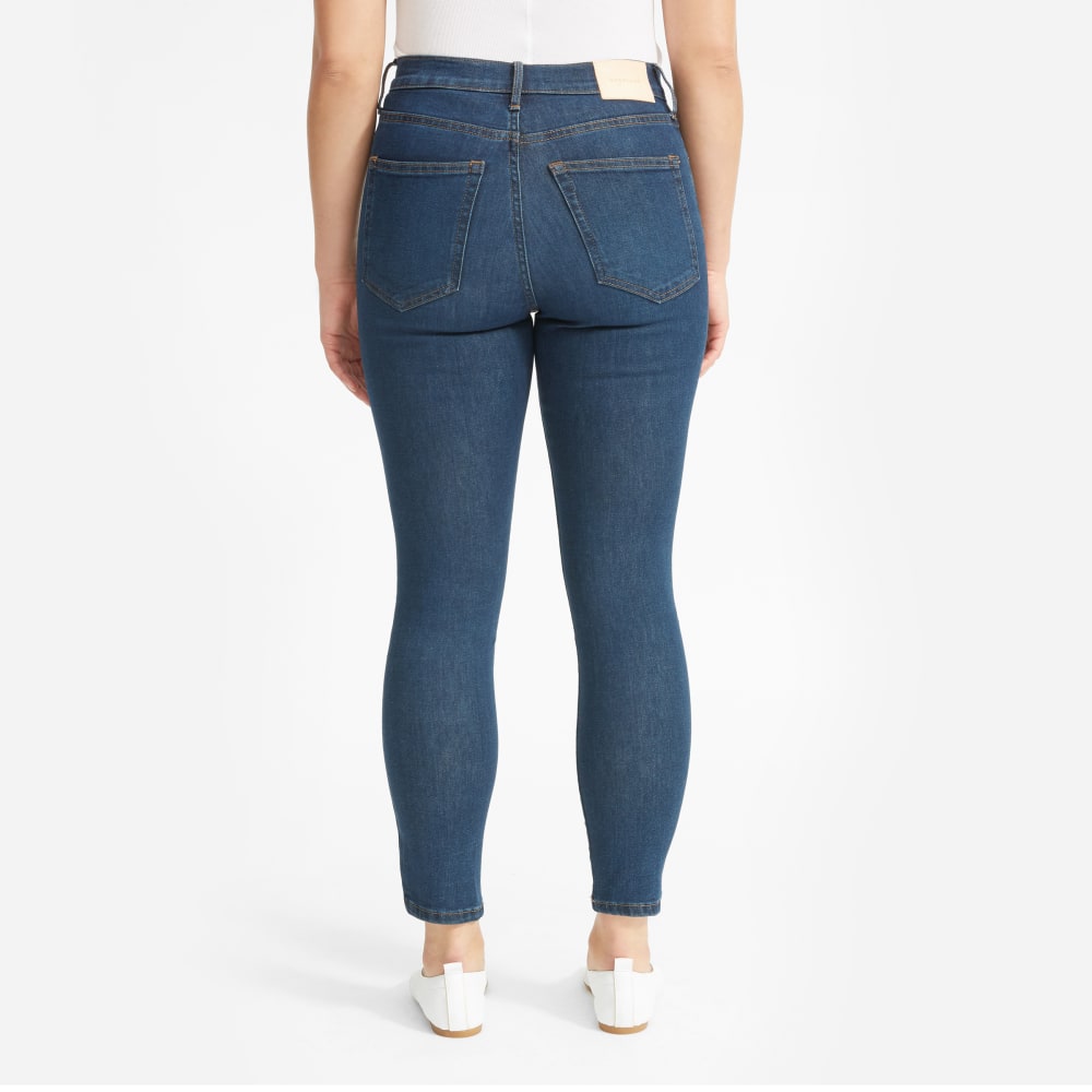 The Authentic Stretch High-Rise Skinny | Dark Blue Wash | 26.5 Inseam - Image 14
