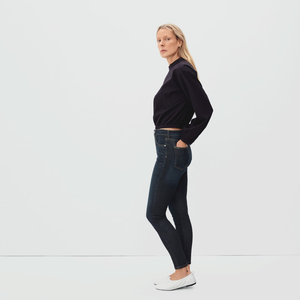 The Authentic Stretch High-Rise Skinny | Deep Indigo | 28.5 Inseam - Image 14