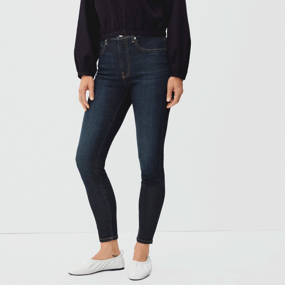 The Authentic Stretch High-Rise Skinny | Deep Indigo | 30.5 Inseam - Image 2