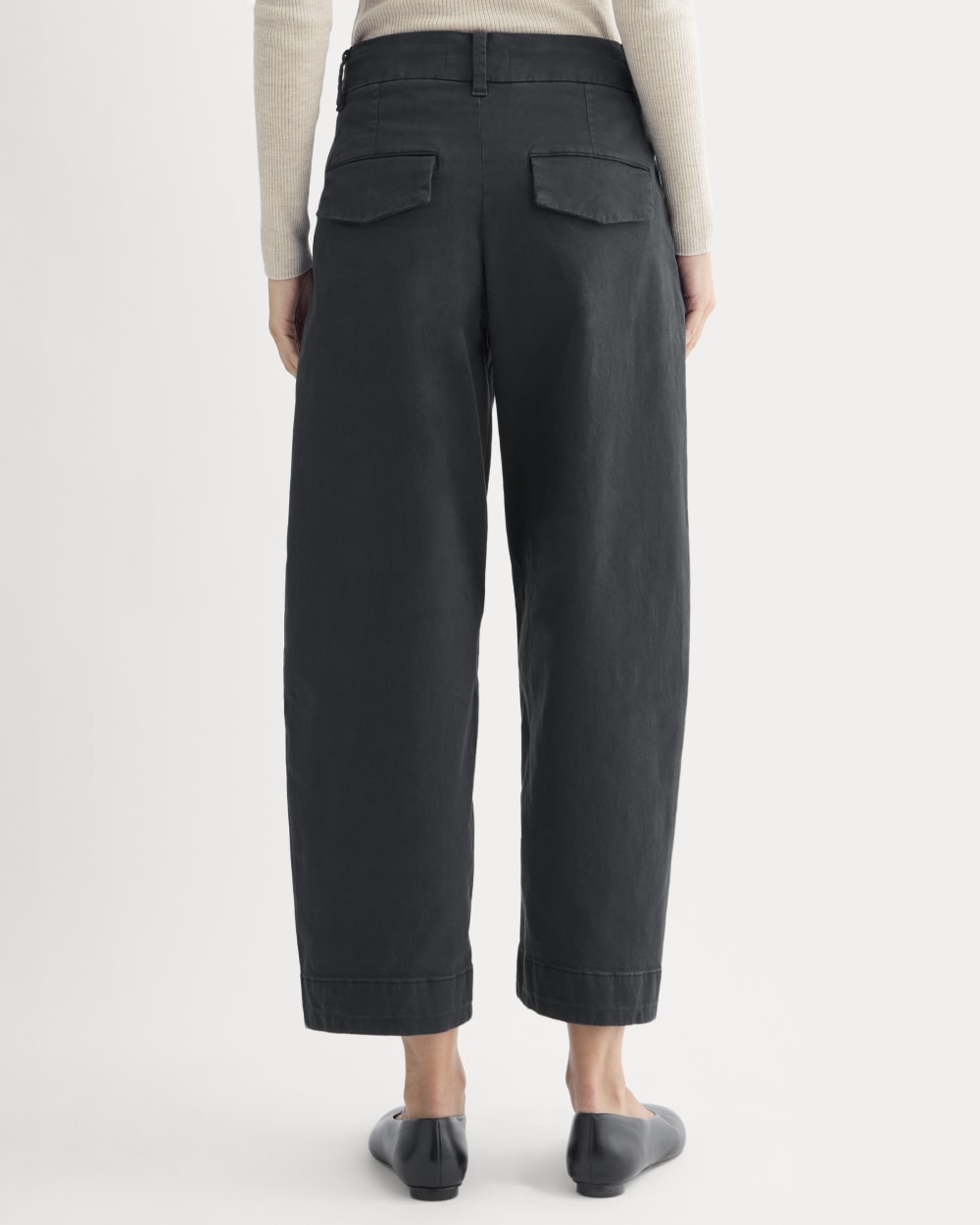 Cotton Twill Chino | Black - Image 5