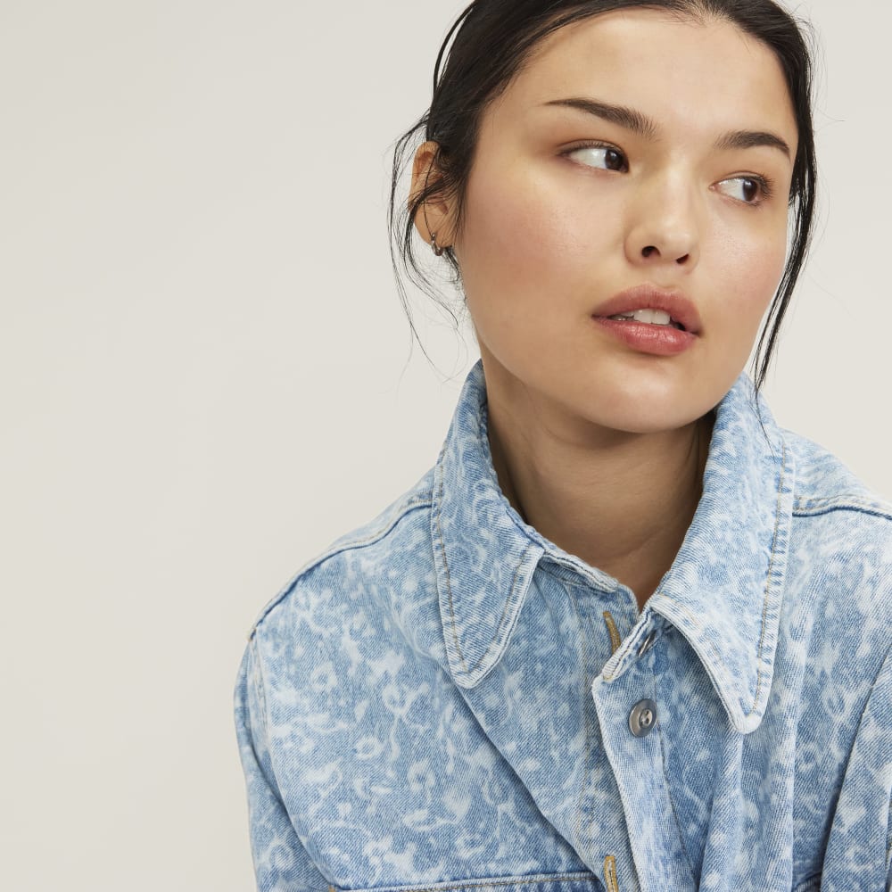 The Denim Overshirt | Light Painterly Strokes - Image 5