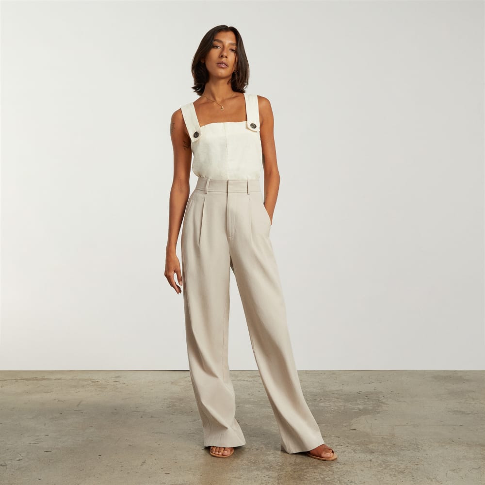 The Apron Linen Tank | Canvas - Image 4