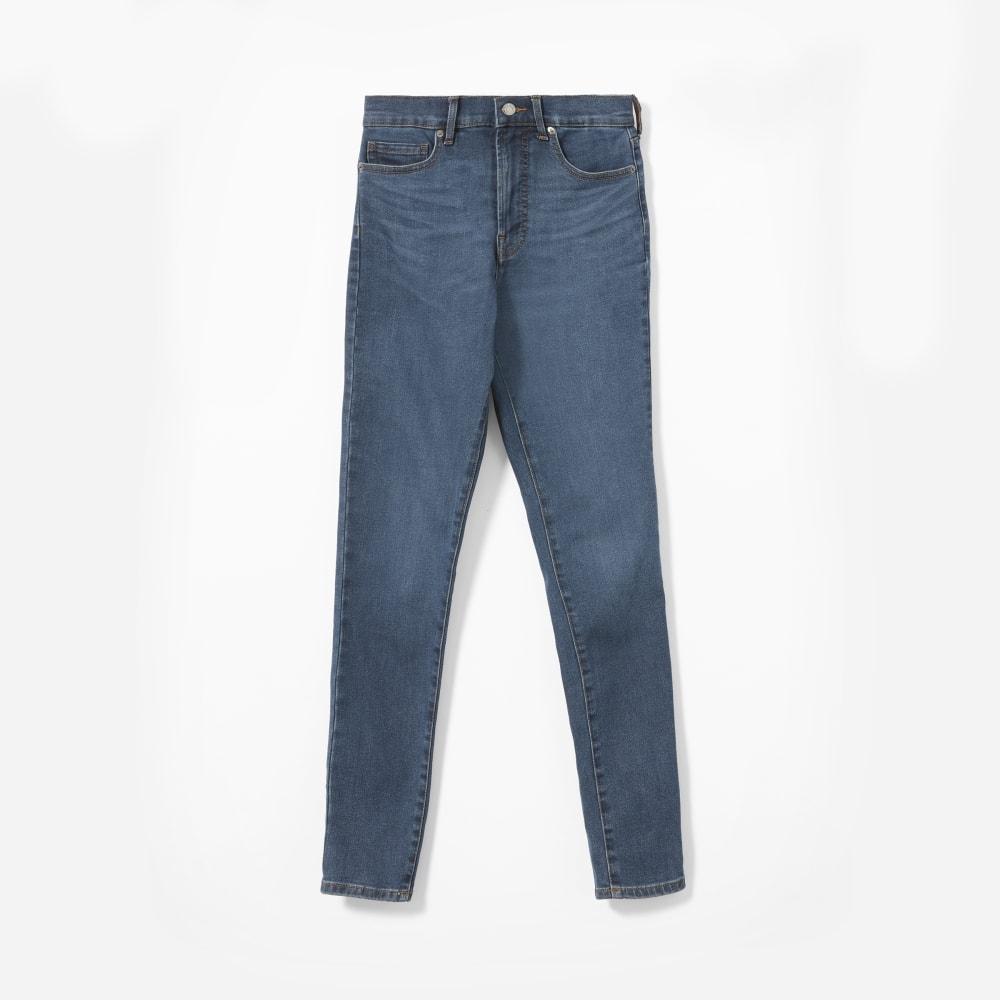 The Authentic Stretch High-Rise Skinny | Mid Blue | 28.5 Inseam