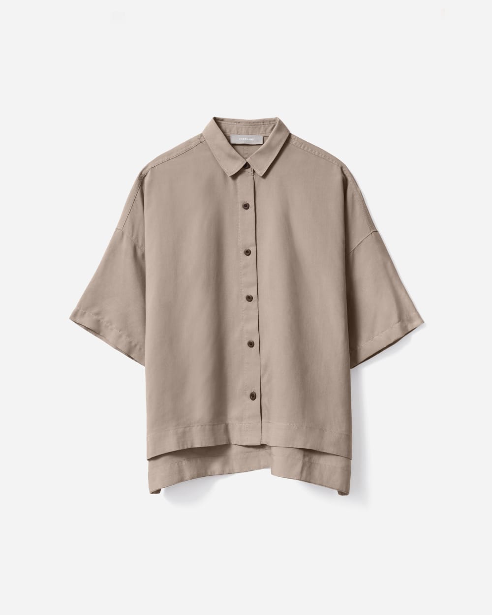 The Drapey Square Shirt | Burnt Sugar - Image 4