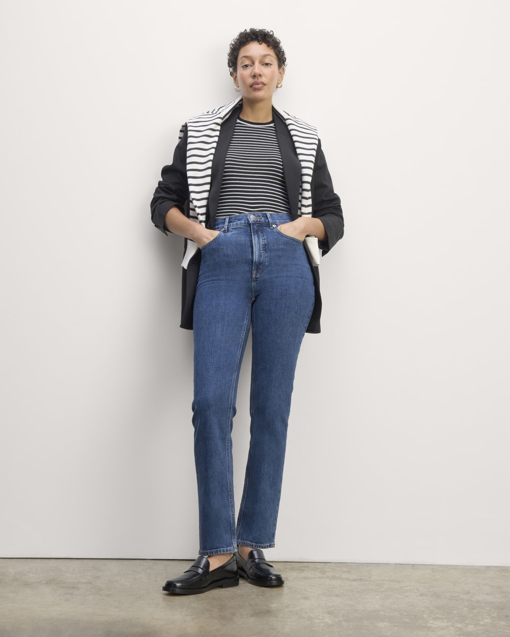 The Way-High® Slim Jean | Deep Rinse | 31 Inseam