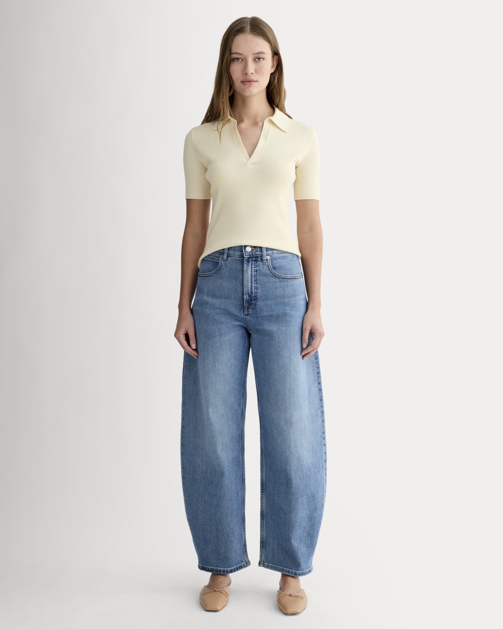 The Knit Polo | Birch - Image 3