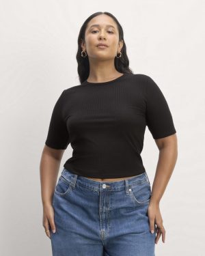 The Shimmy Tee | Black