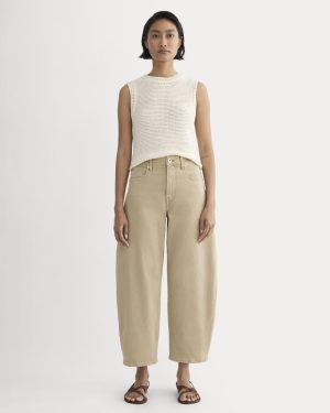 The Way-High® Curve Jean | Garment-Dyed Tan | 27 Inseam