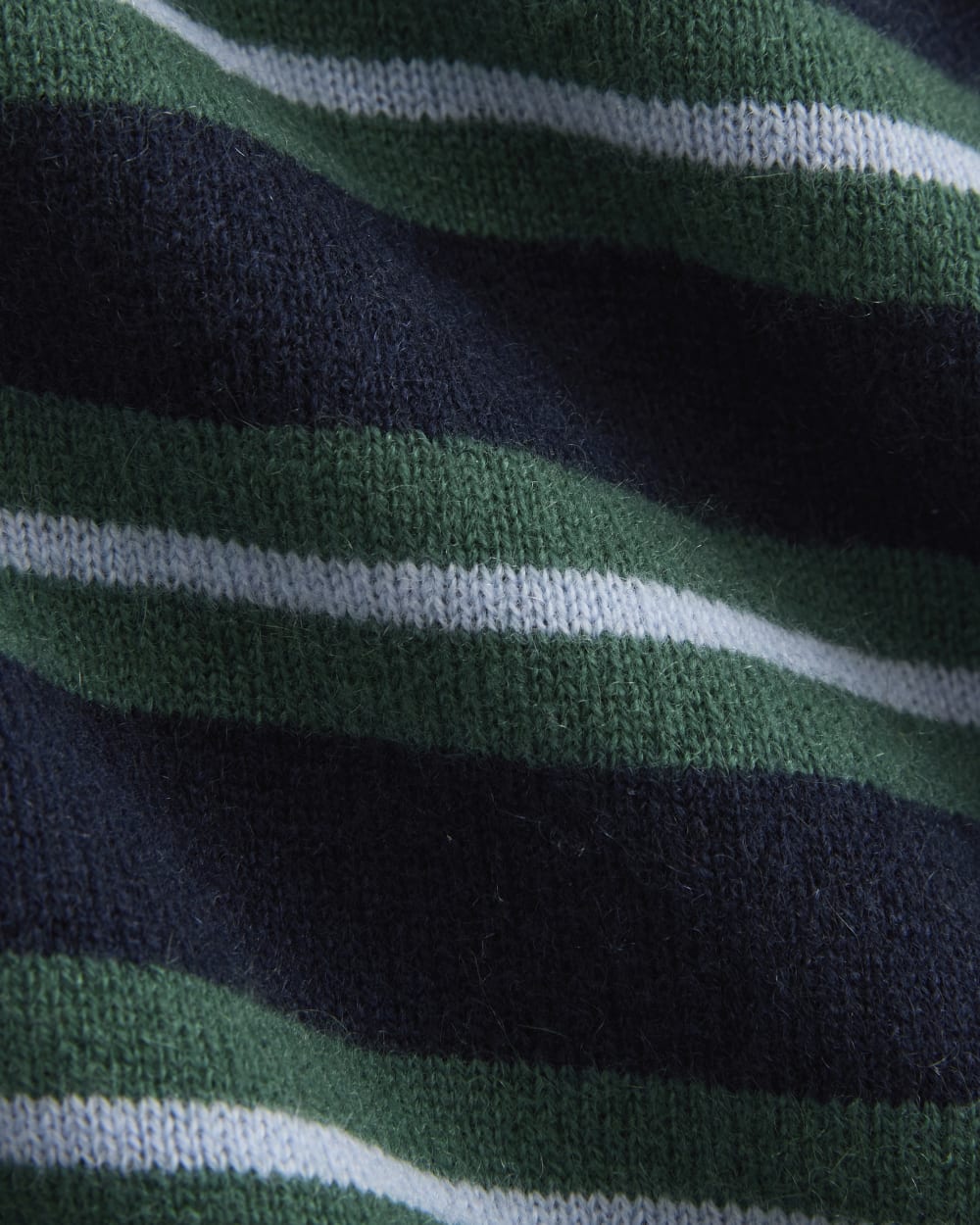 Cashmere Slim Crew Sweater | Hunter Green/Open Air Blue - Image 7
