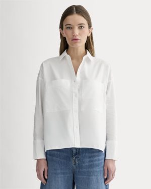 The Boxy Oxford | White