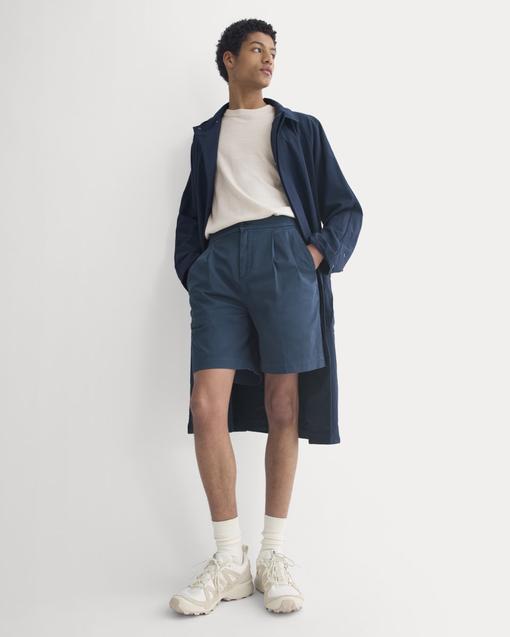 Pleated Easy Short | Midnight Navy - Image 7