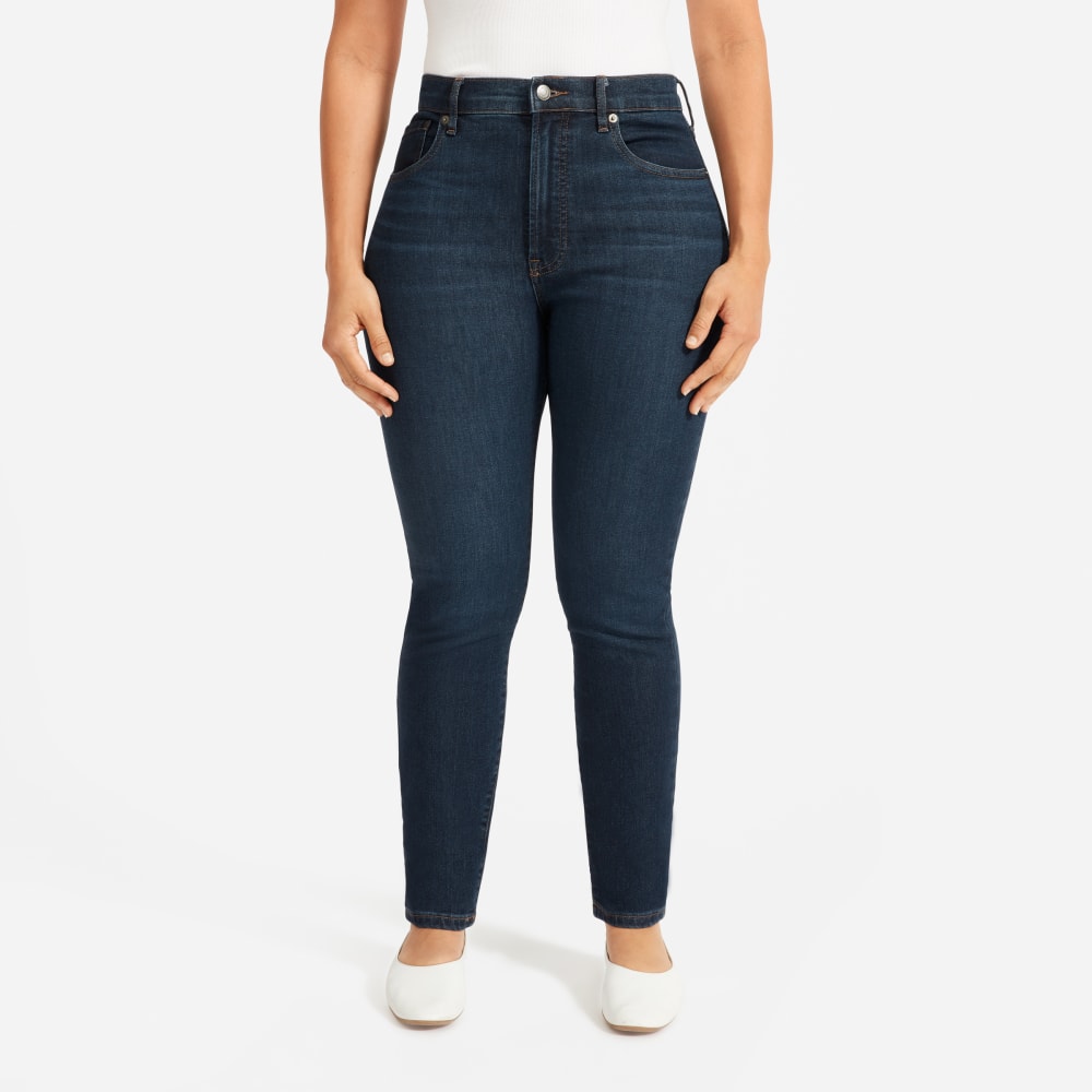 The Authentic Stretch High-Rise Skinny | Deep Indigo | 28.5 Inseam - Image 4