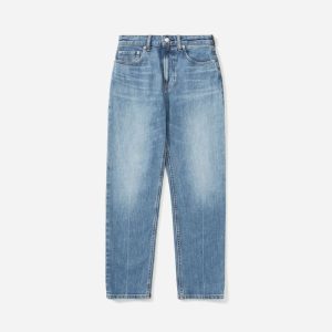The Super-Straight Jean | Medium Blue Wash | Ankle